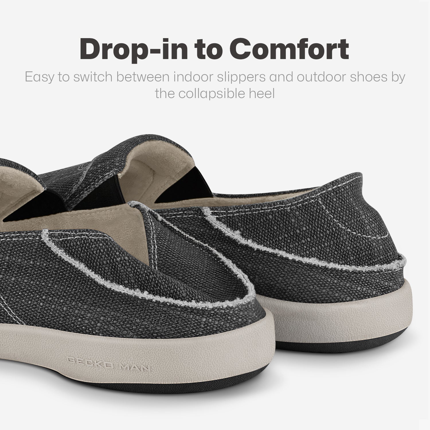 Men's Supportive Pain Relief Slip-Ons