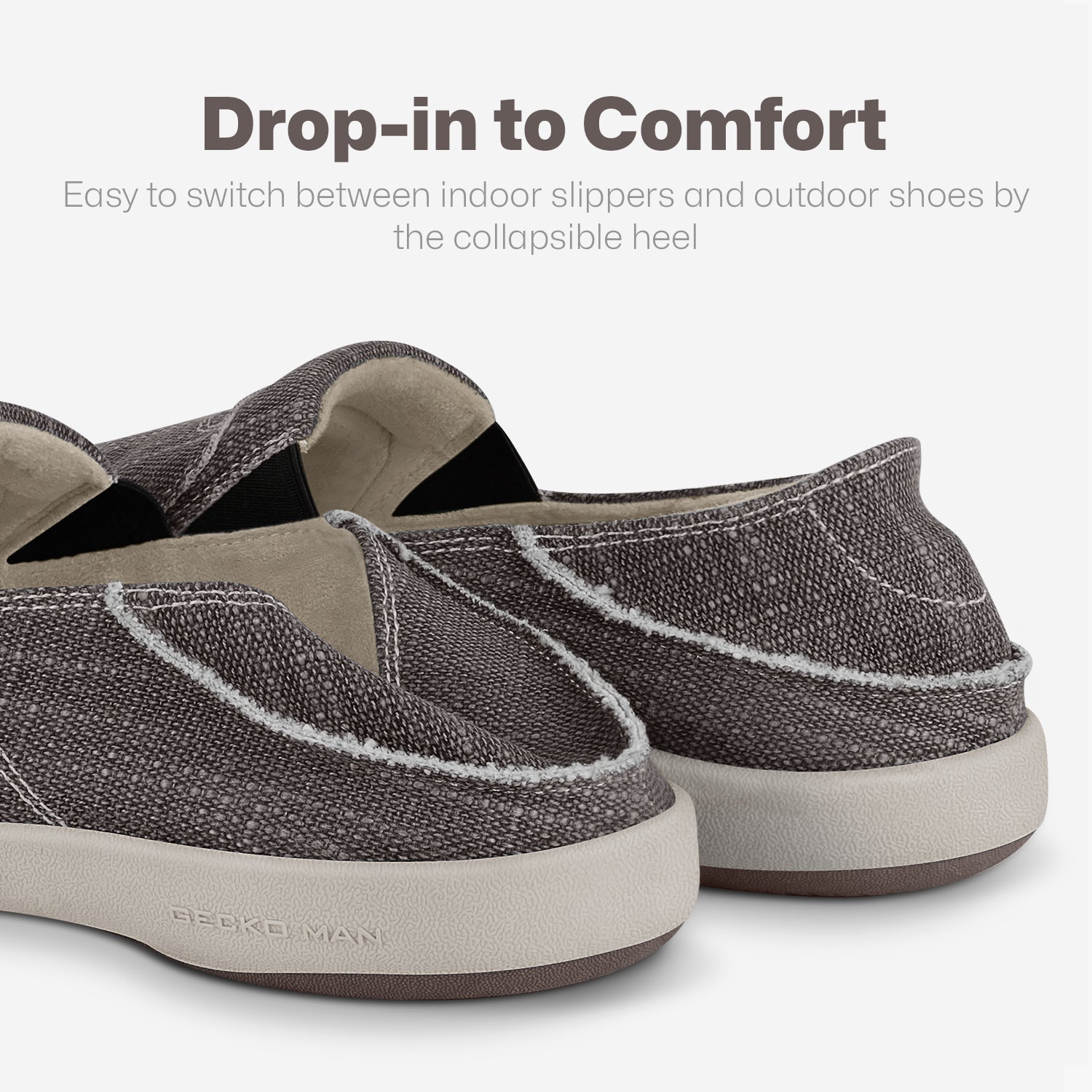 Men's Supportive Pain Relief Slip-Ons
