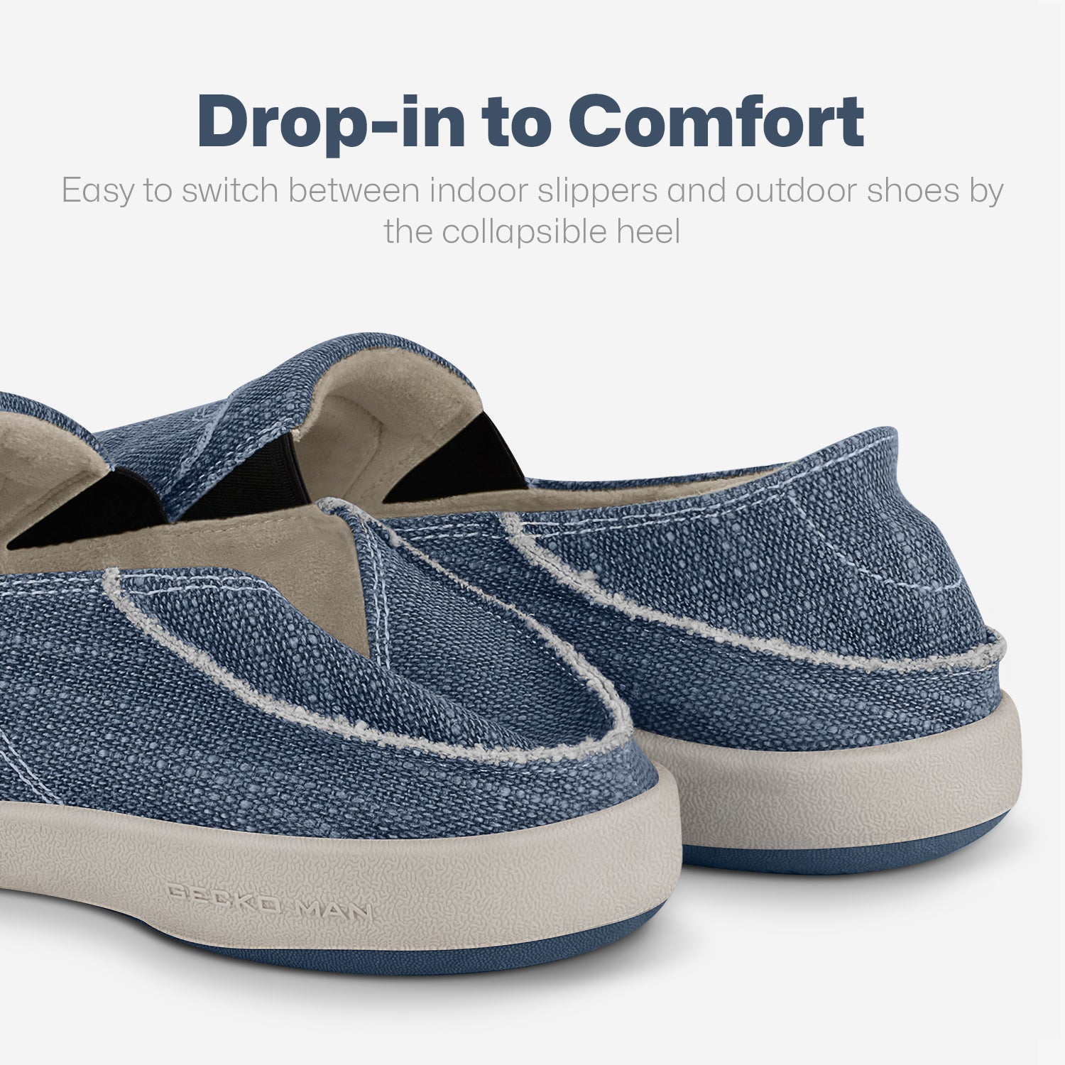 Men's Supportive Pain Relief Slip-Ons