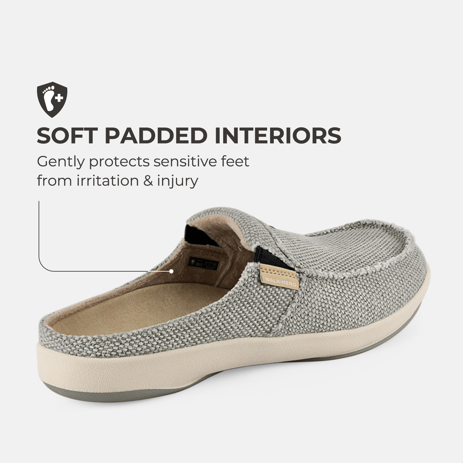 Men's Canvas Arch Support Slippers