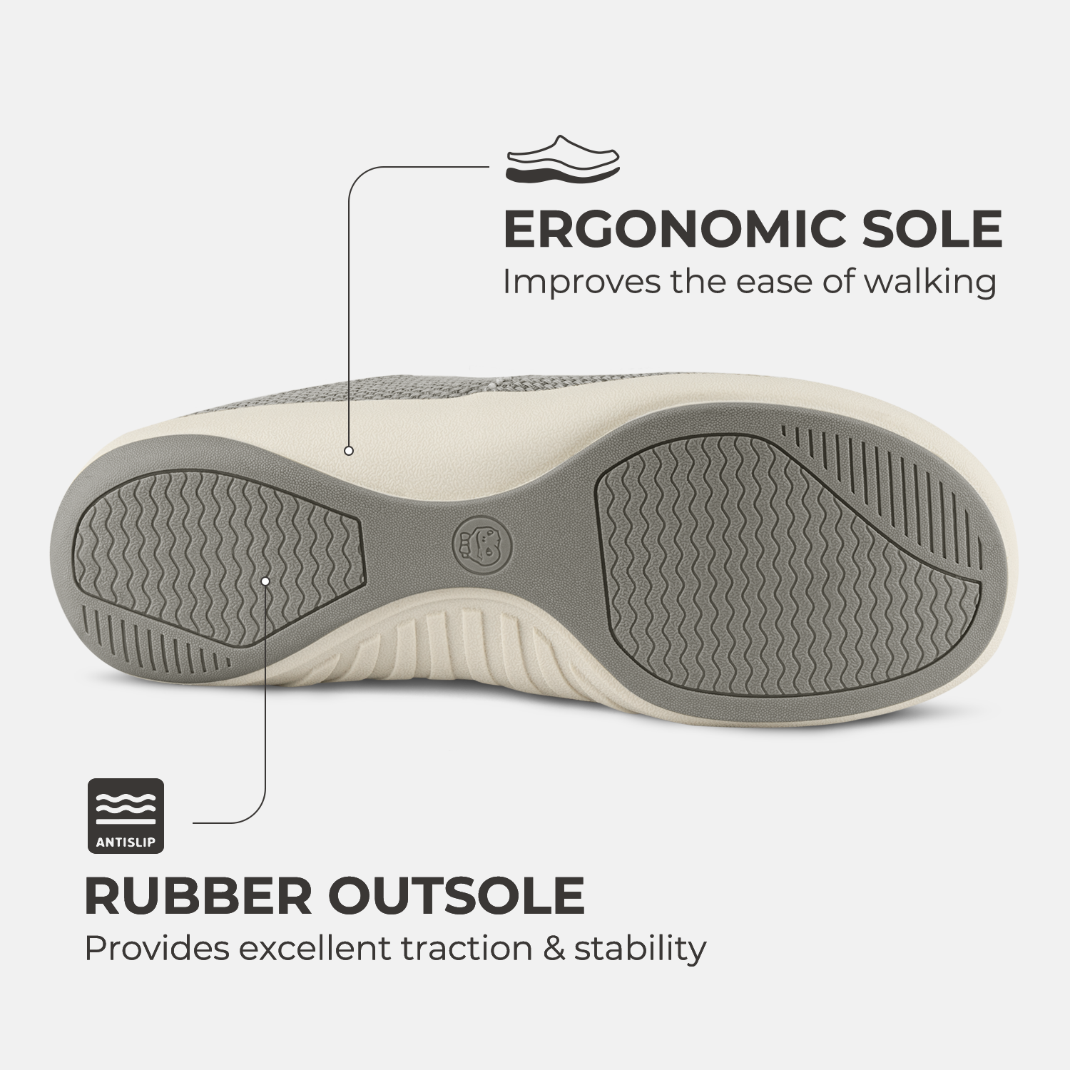 Men's Canvas Arch Support Slippers