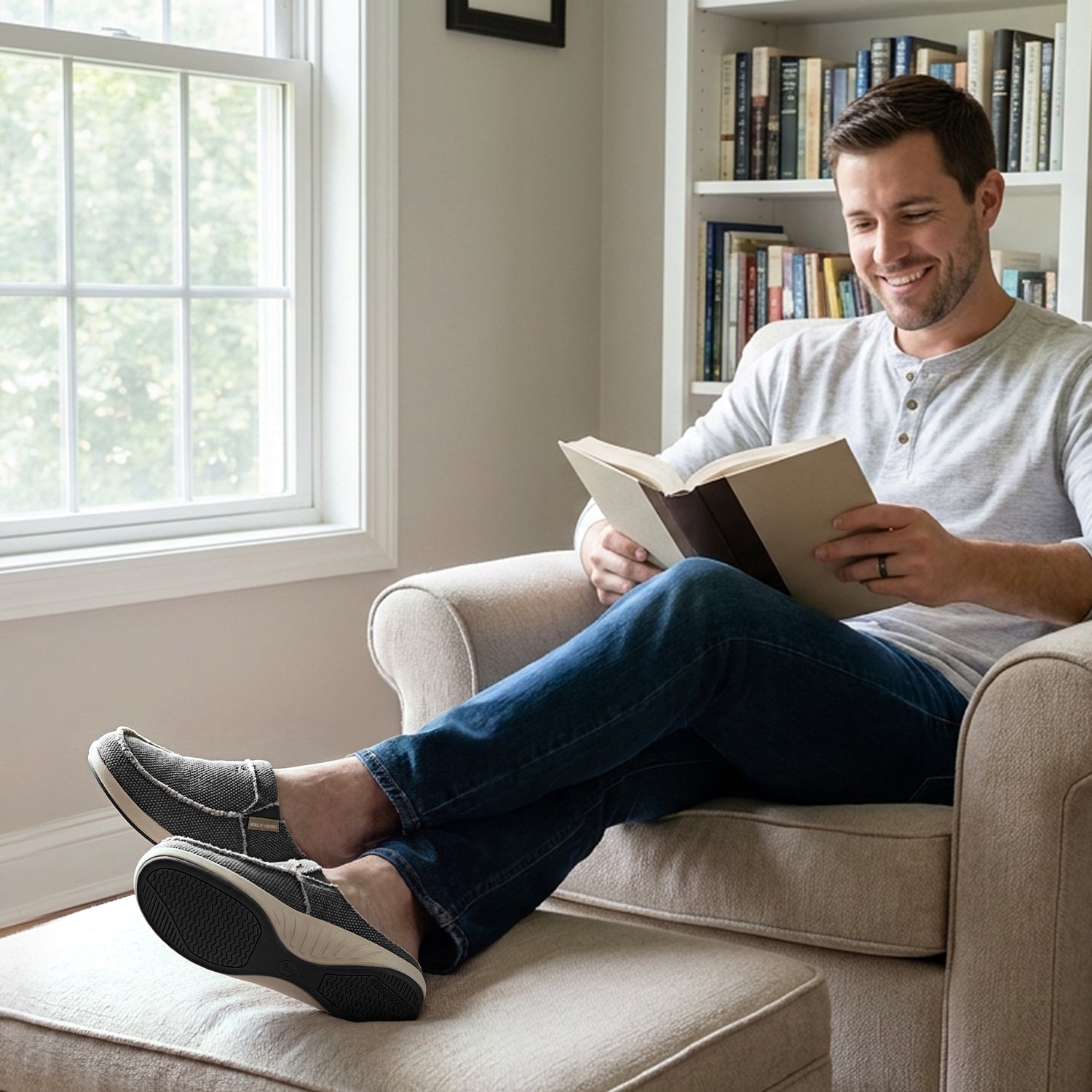 Men's Arch Support Slippers