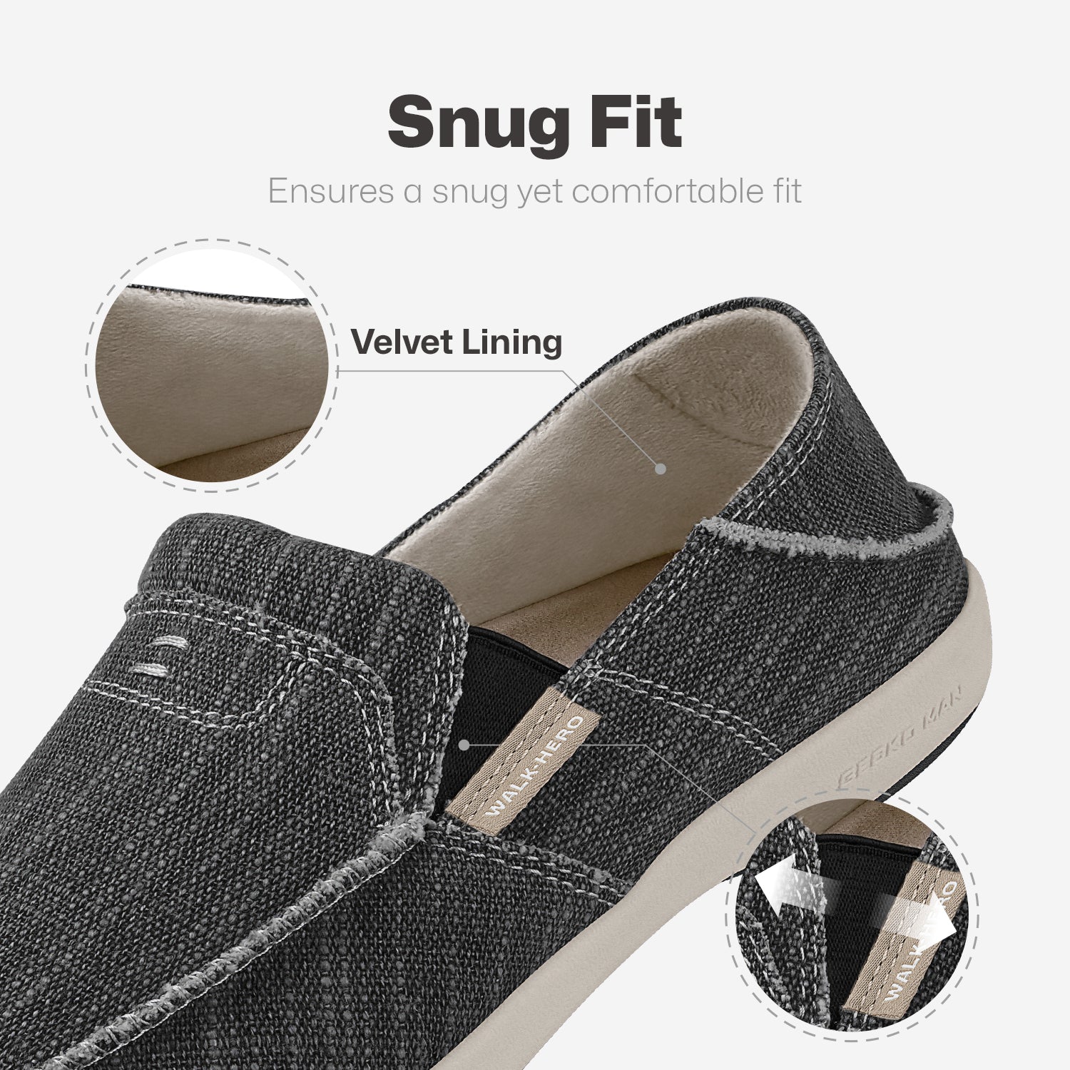 Men's Supportive Pain Relief Slip-Ons