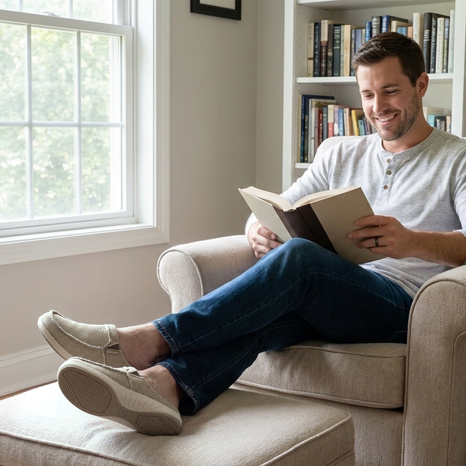 Men's Arch Support Slippers