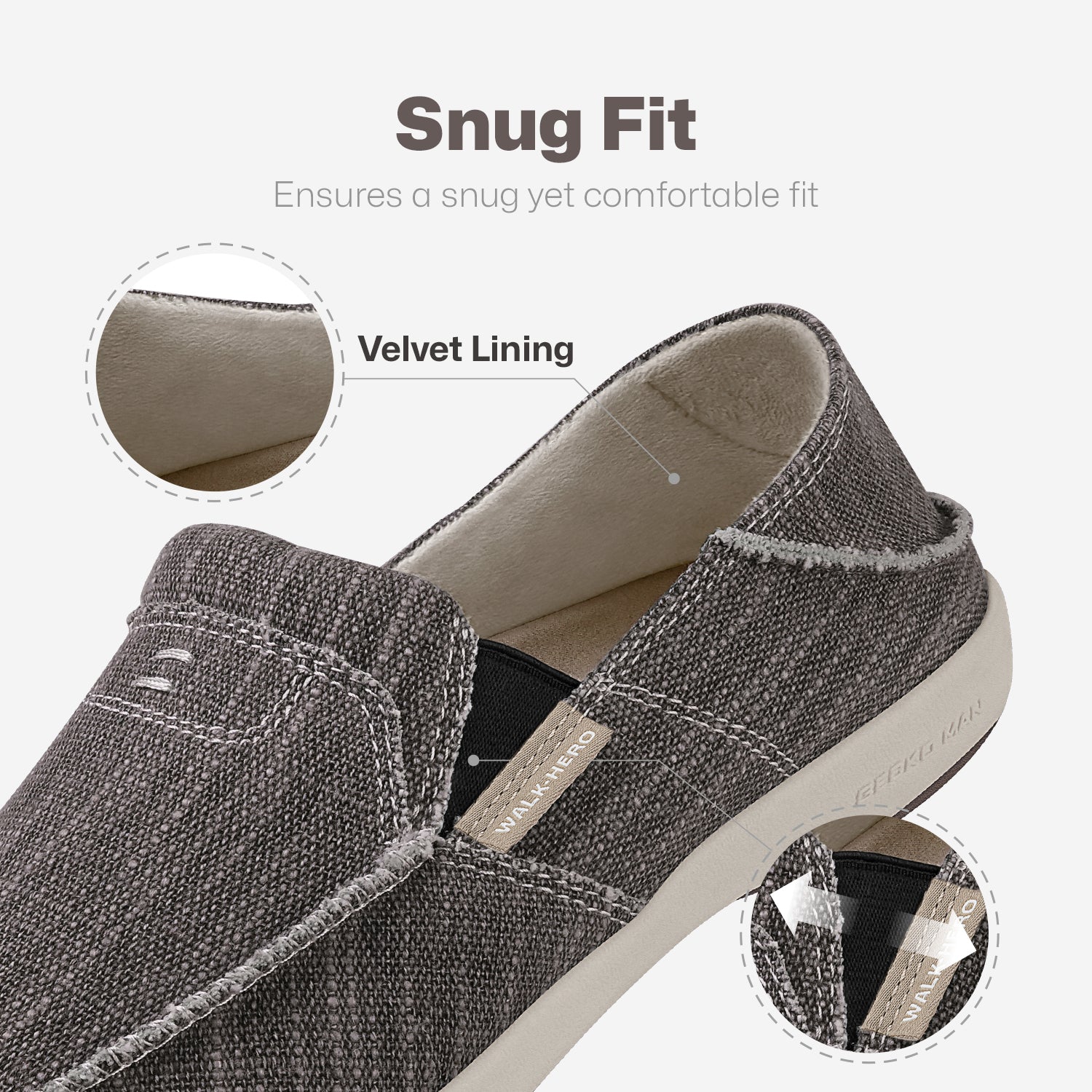 Men's Supportive Pain Relief Slip-Ons